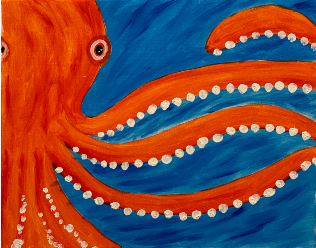 The Octopus Painting Escapes Painting Classes & Parties